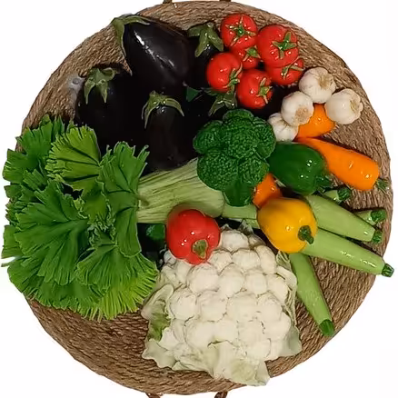 دکوری مدل سبد سبزیجات کد B91