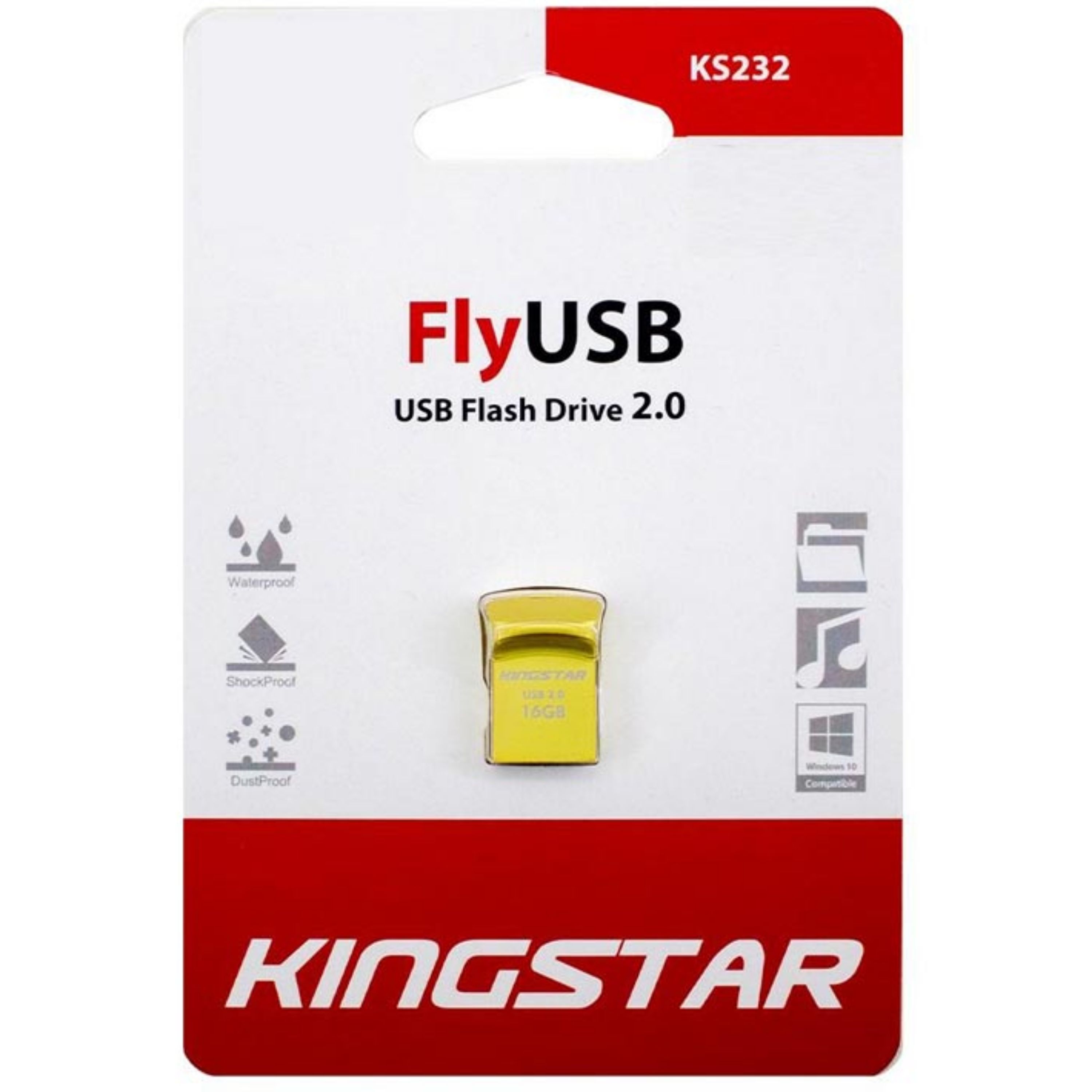 فلش 16GB USB2.0 کینگ استار FIT KS232 