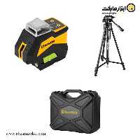 تراز لیزری کنزاکس دو خط 360 درجه نور سبز با سه پایه مدل 1146P
