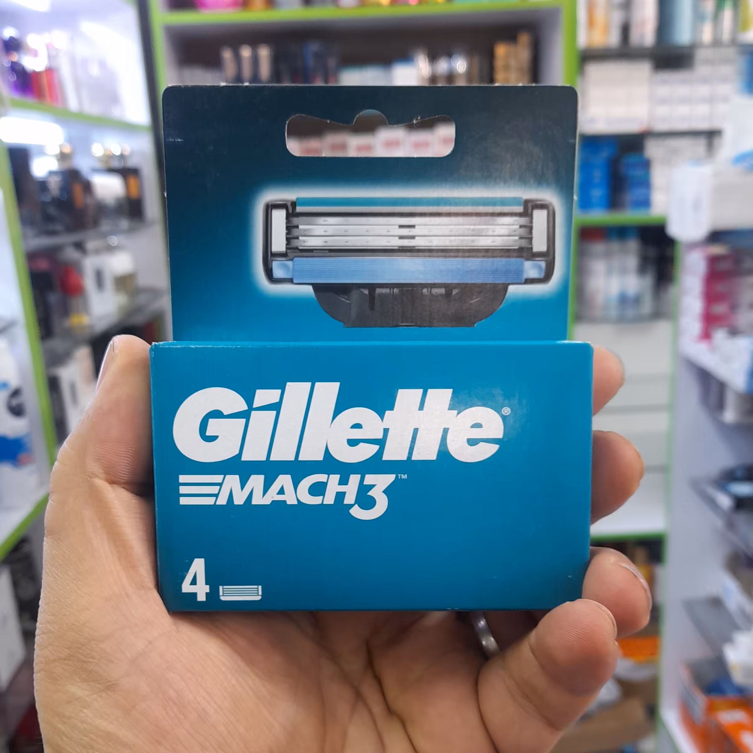 تیغ یدک اصلاح ژیلت مدل مچ تری ساده بسته 4 عددی اورجینال