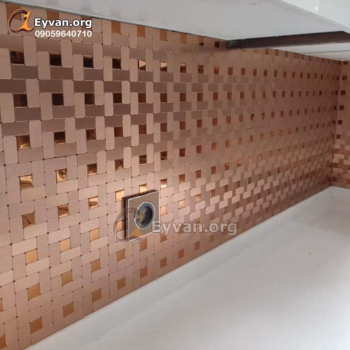 بین کابینتی برنز  چسبدار کد 20446