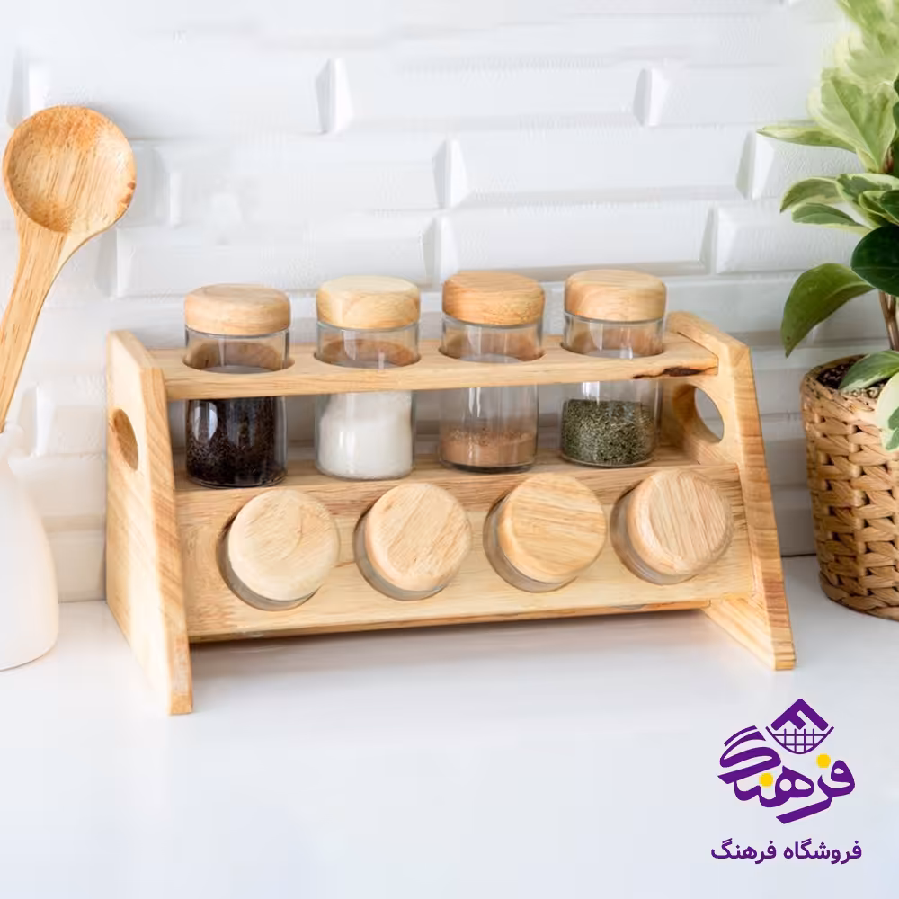 جاادویه فلورا کج چوبی 8عددی AK 3008