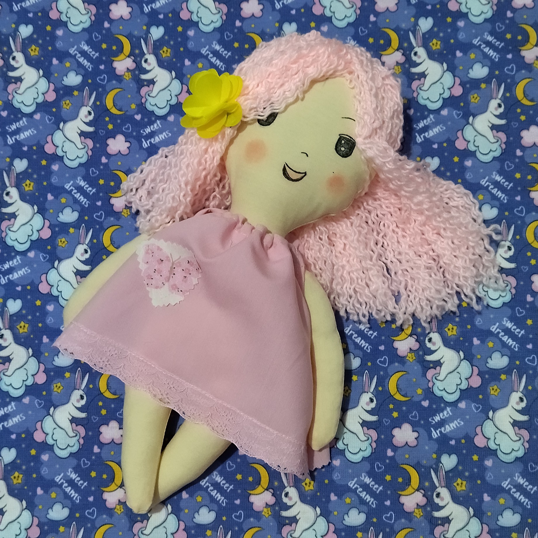 عروسک.اسباب بازی دخترانه پارچه ای.