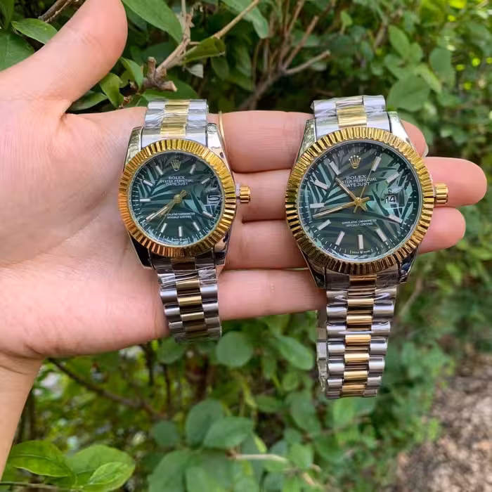 ست ساعت مچی رولکس rolexدیت جاست قفل اصلی کیفیت عالی(ارسال رایگان)