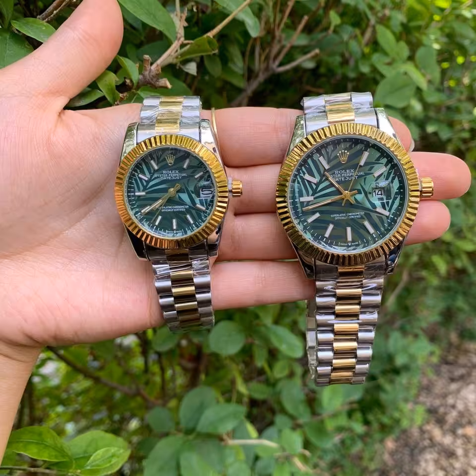 ست ساعت مچی رولکس rolexدیت جاست قفل اصلی کیفیت عالی(ارسال رایگان)