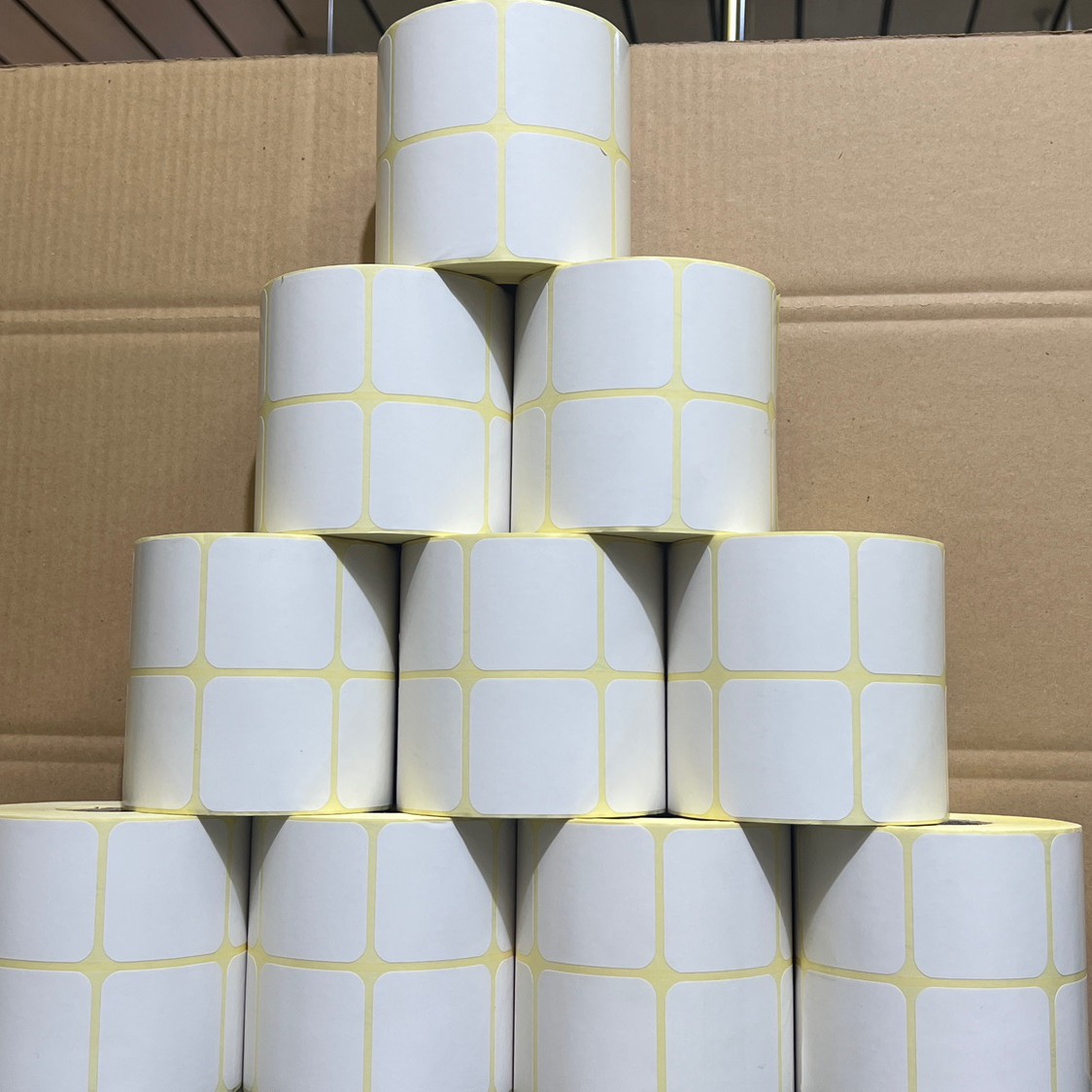 لیبل کاغذی 50در50 دوردیفه