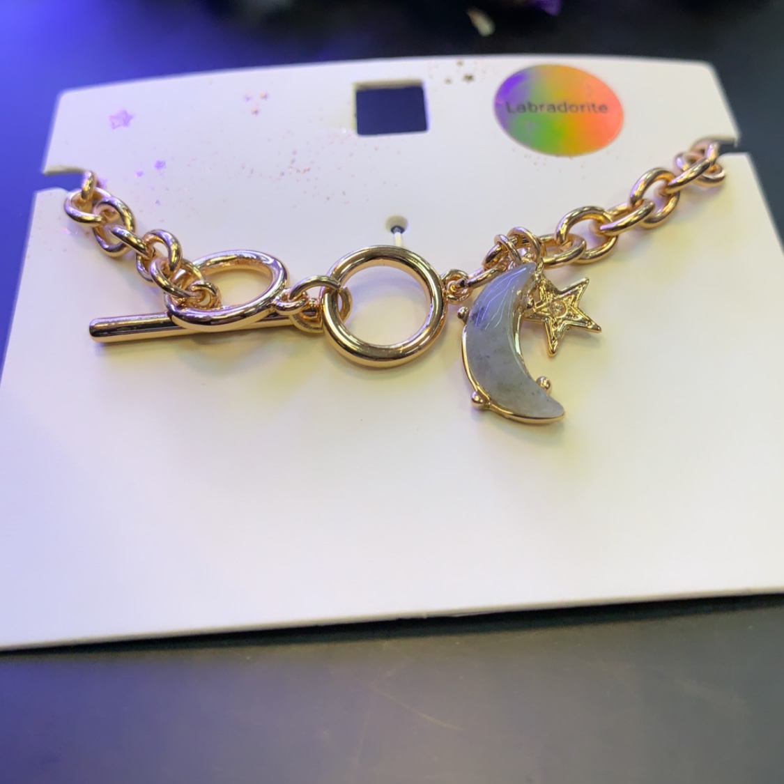 دستبند ماه و ستاره 