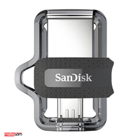 فلش مموری OTG سن دیسک مدل ULTRA Dual Drive m3.0 ظرفیت 128 گیگابایت
