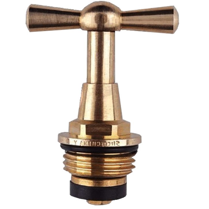 بالاتنه شیرآب حیاطی سایز 2 برنجی درجه یک