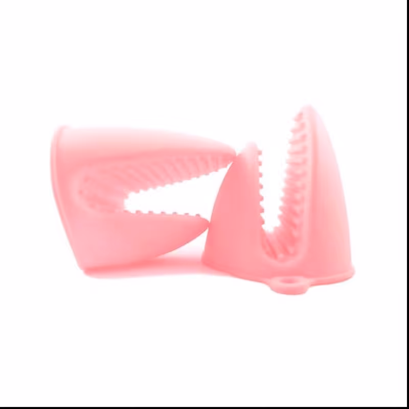 دستگیره قابلمه مدل shark بسته 2 عددی صورتی و سرمه ای