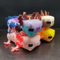 عروسک نمدی اکسلاتل ماین کرافت Axolotl Minecraft (یک عدد)