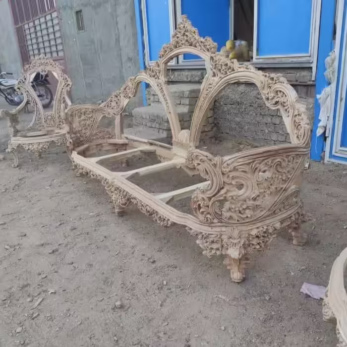 خام مبل استیل دستک 9 نفره مدل ارمغان اثر منحصر به فرد استاد عین الله چهاردولی