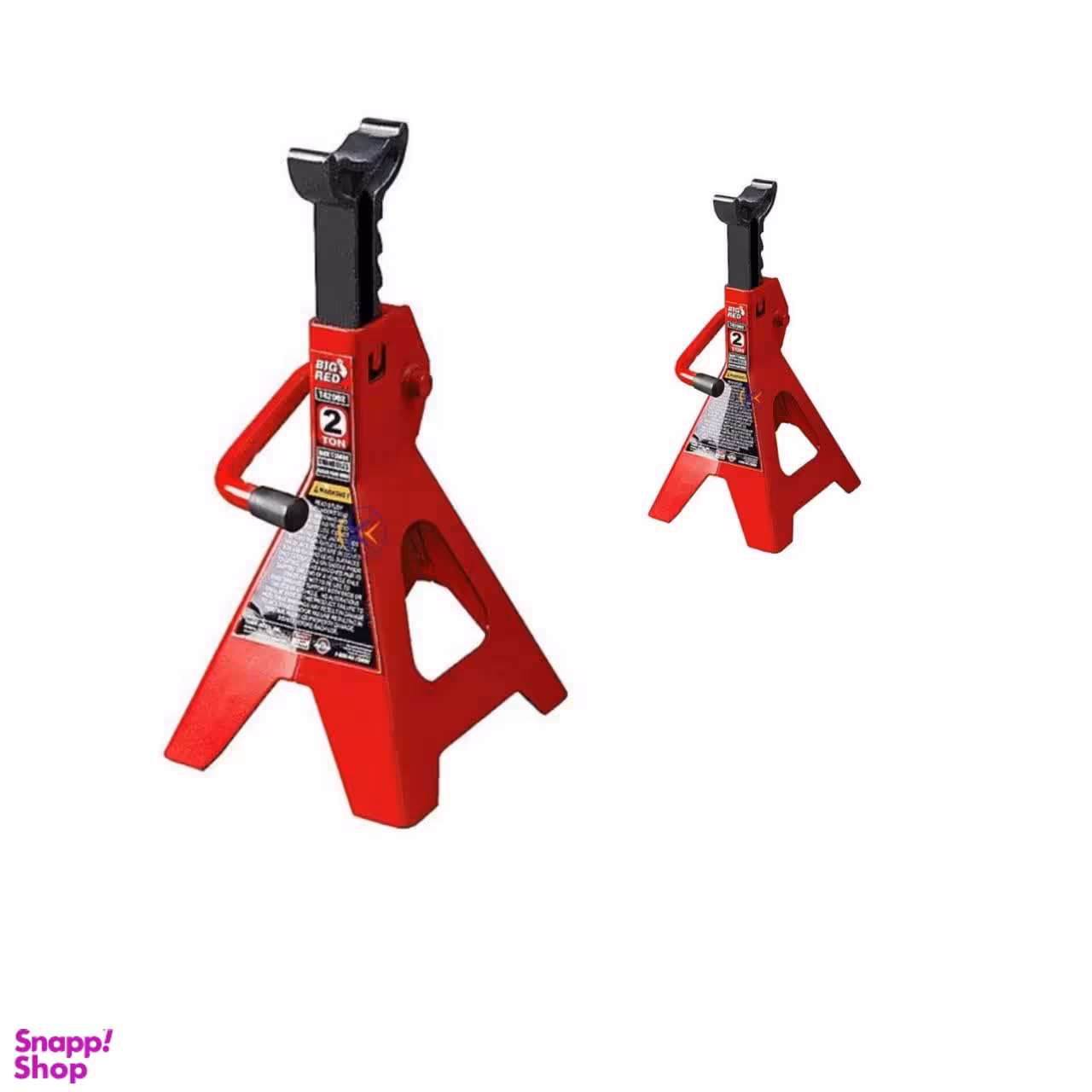 خرک خودرو بیگ رد مدل T42001C ظرفیت 2 تن مجموعه 2 عددی