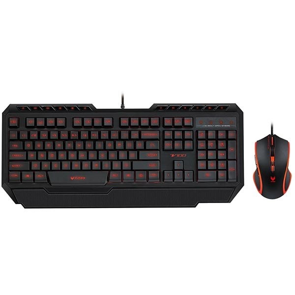 ماوس و کیبورد با سیم گیمینگ رپو ایکس وی 100