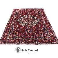 فرش دستبافت بختیار عشایر بافت زمینه قرمز لاکی شش متری  کد 0020