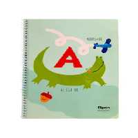 دفتر زبان 40 برگ 2 خط الیپون طرح حیوانات - چی بخونم