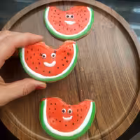 کوکی کره ای یلدایی ،باطرح آیسینگ شکری ،10 عددی 