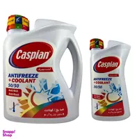 ضدیخ خودرو کاسپین مدل AM 2L50/50+AM 1L 50/50  وزن 3000 گرم مجموعه 2 عددی