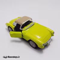 ماشین فلزی شورلت کوروت 1957 سبز