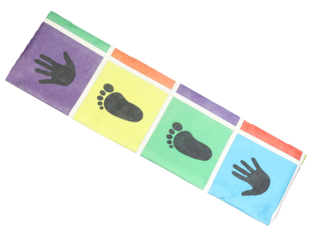 بازی جامپ (لی لی دست و پا) مدل نمدی دارای کیف سلفونی شفاف