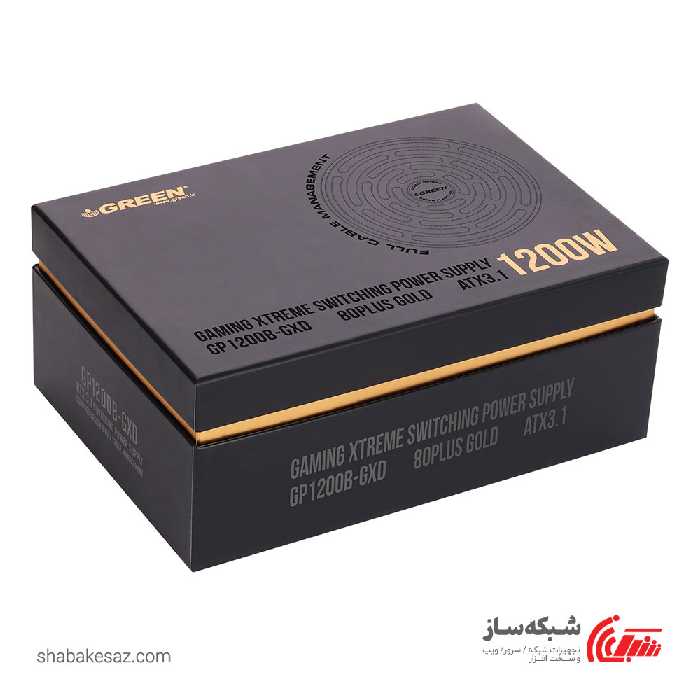 قیمت و خرید پاور گیمینگ گرین GREEN GP1200B-GXD - شبکه ساز