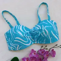 سوتین مایویی  اسفنجی کاپدار بدون فنر برند اروپایی tu تی یو انگلیسی سایز  38