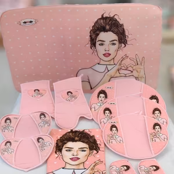 ست 11 پارچه دم کنی طرح ترک