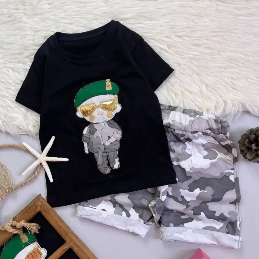 ست تیشرت و شلوارک پسرانه