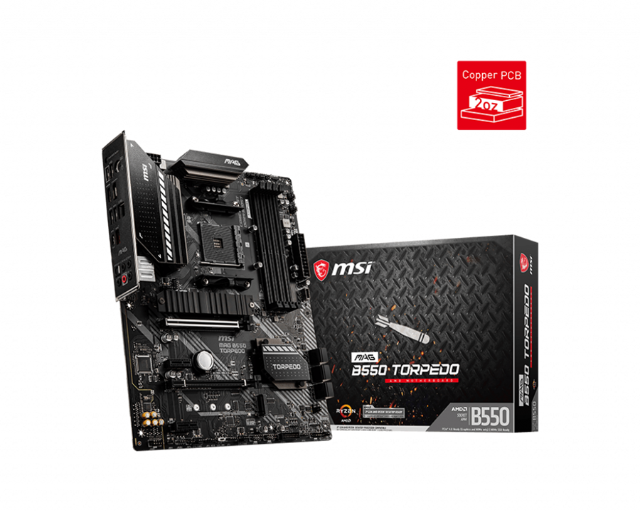مادربرد ام اس آی مدل MAG B550 TORPEDO سوکت AM4