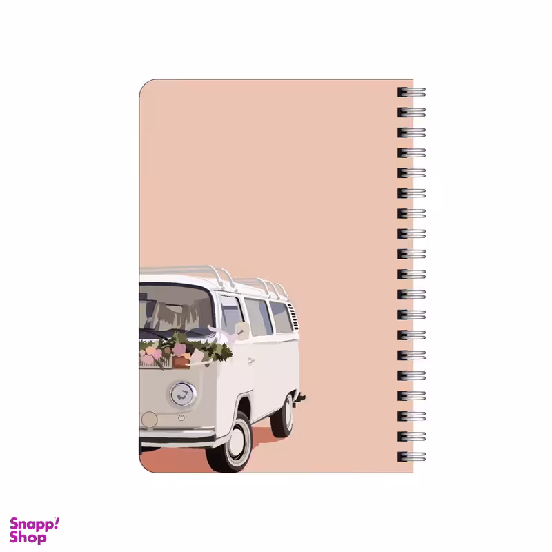 دفترچه یادداشت بامبیلیپ مدل چوبی طرح فولکس کد 5906913