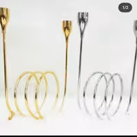 جاشمعی حلقه ای رنگ نقره ای