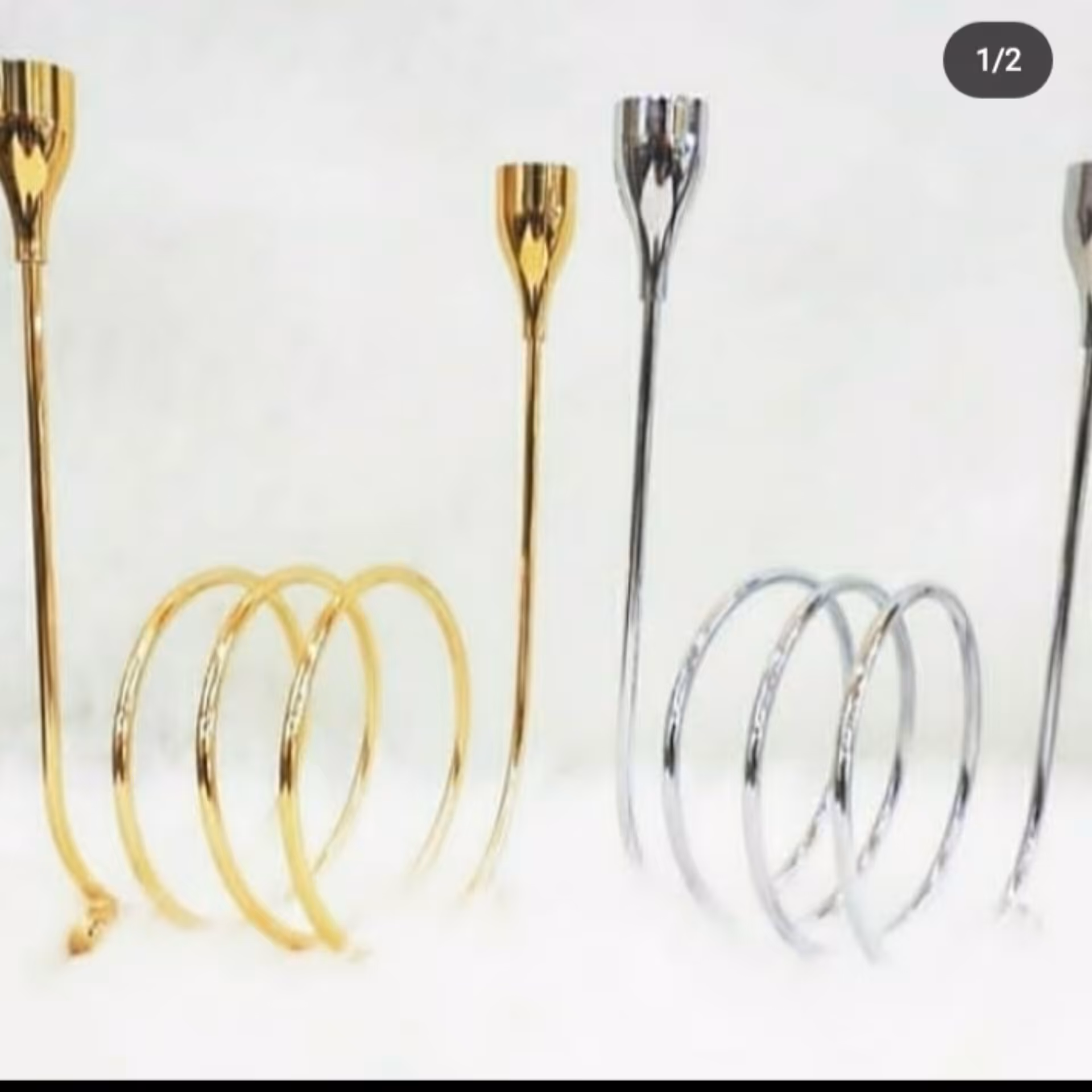 جاشمعی حلقه ای رنگ نقره ای