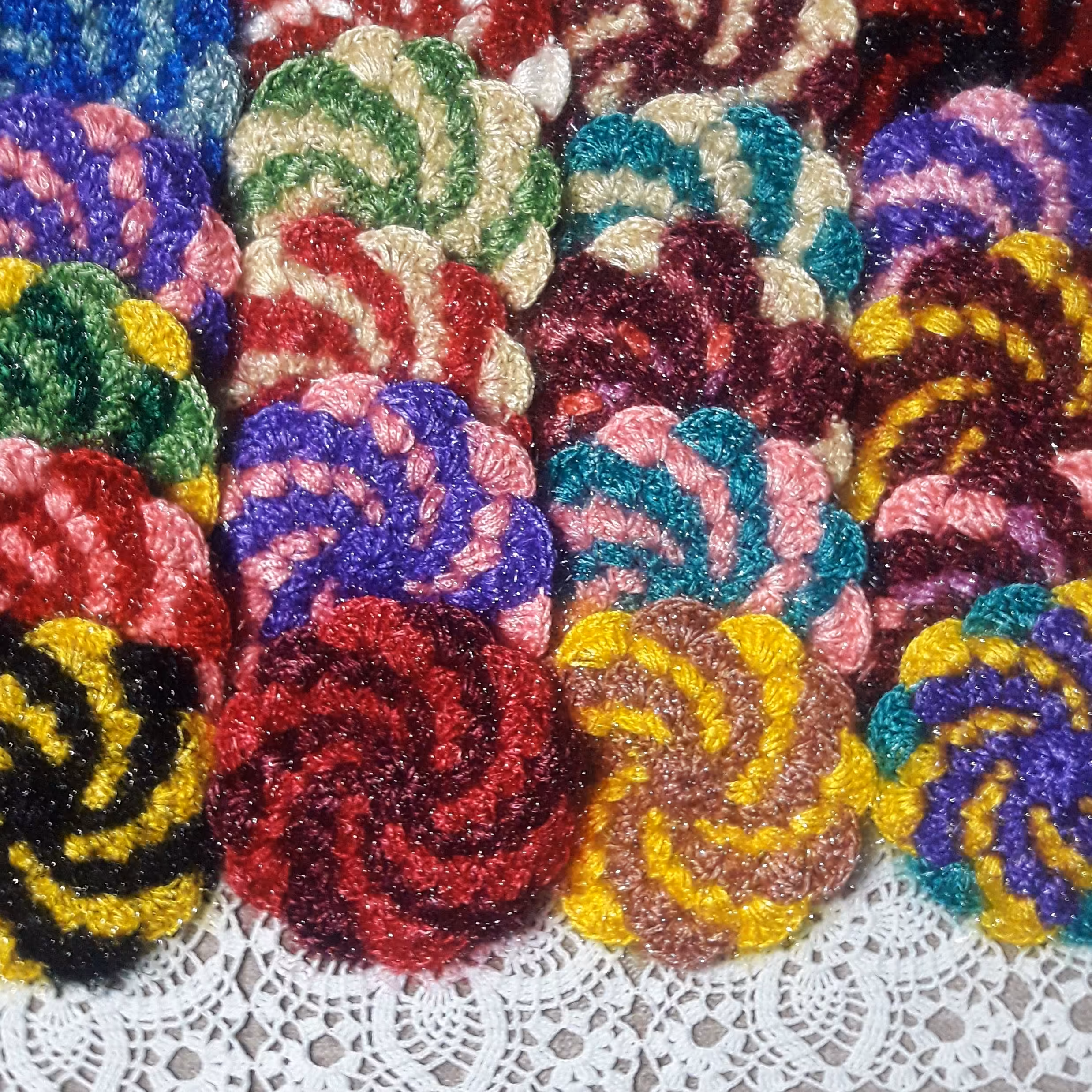 اسکاچ ظرفشویی بافته شده با کاموا سوزنی درجه یک