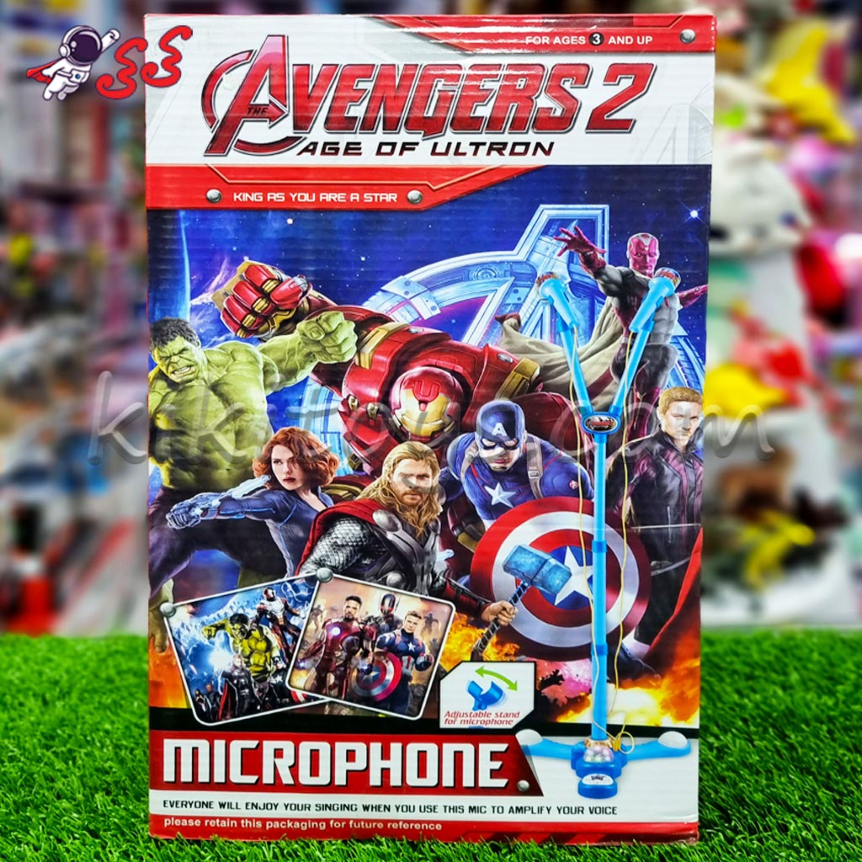 میکروفون اسباب بازی  دوقلو  طرح قهرمانان اونجرز5870