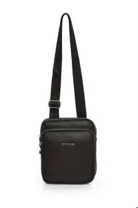 کیف شانه ای چند رنگ مردانه قهوه 01PC001140 KH Pierre Cardin