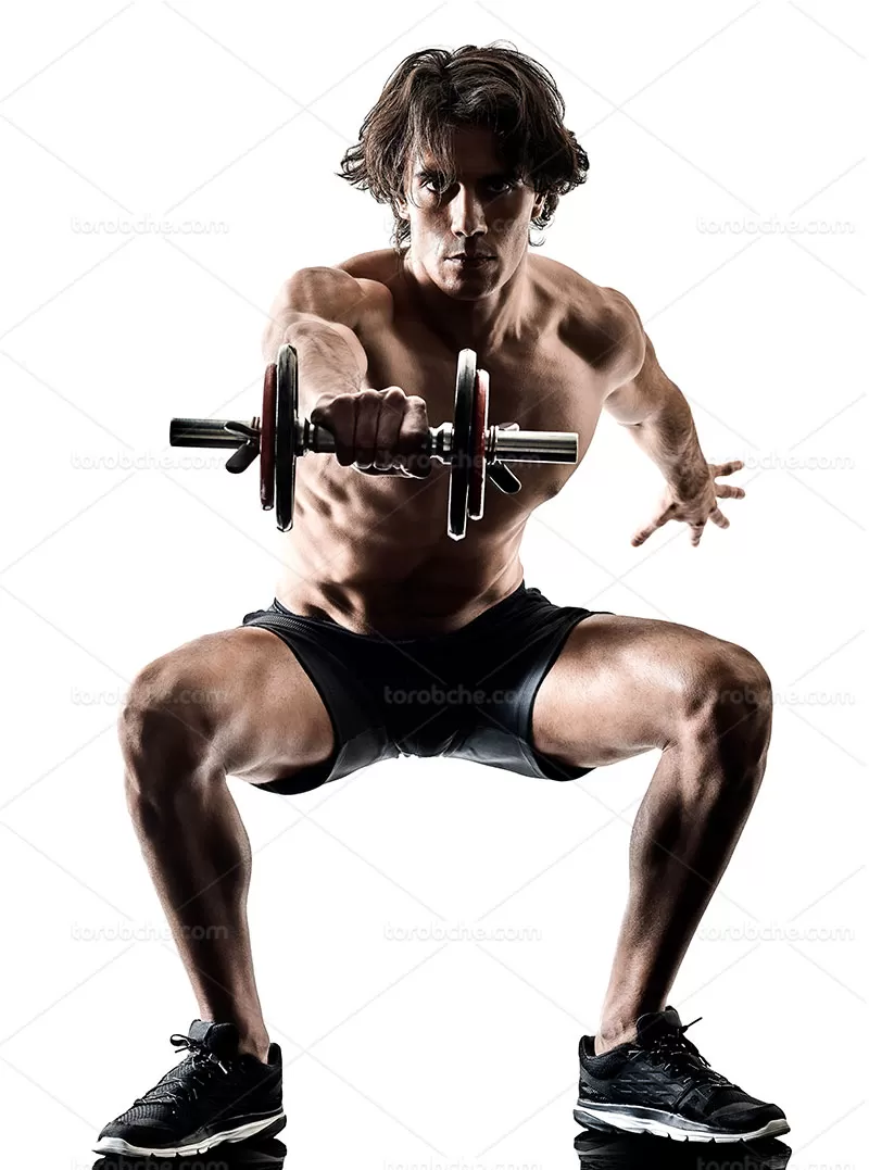 عکس بدنسازی با دمبل با کیفیت عالی | گرافیک با طعم تربچه
