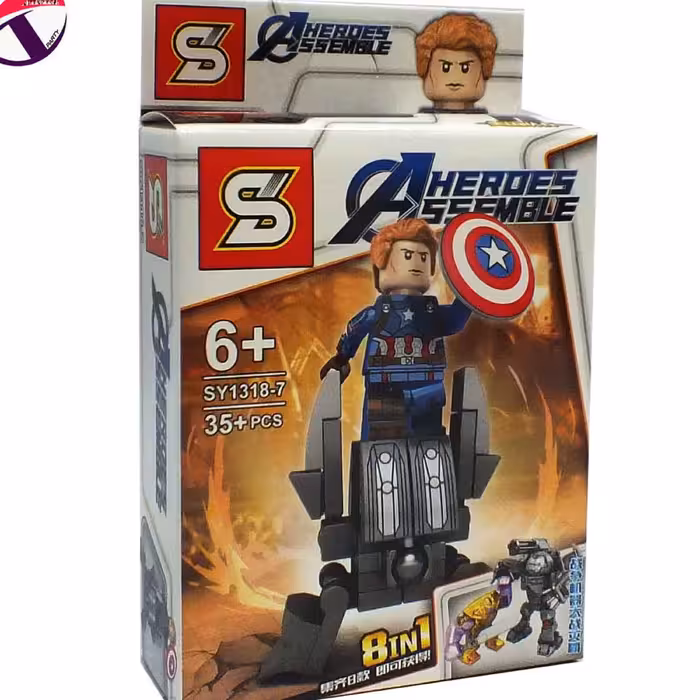 لگو قهرمانان کاپیتان آمریکا 1 در -894-8 SY 1318-7 تعداد قطعه 35