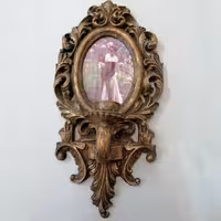 شمعدان دیوار کوب پتینه  و آبکاری شده با بافتی بسیار زیبا مناسب سالن منزل و کافه ها 