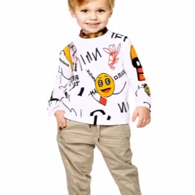 بلوز تک پاییزی اسپورت دخترانه وپسرانه 5تا6سال