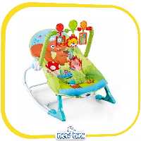 نی نی لای لای 2 کاره کودک اچ یو بیبی HU BABY طرح سنجاب 