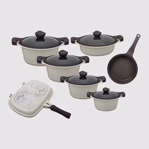 سرویس قابلمه 15 پارچه یونیک کد 8843