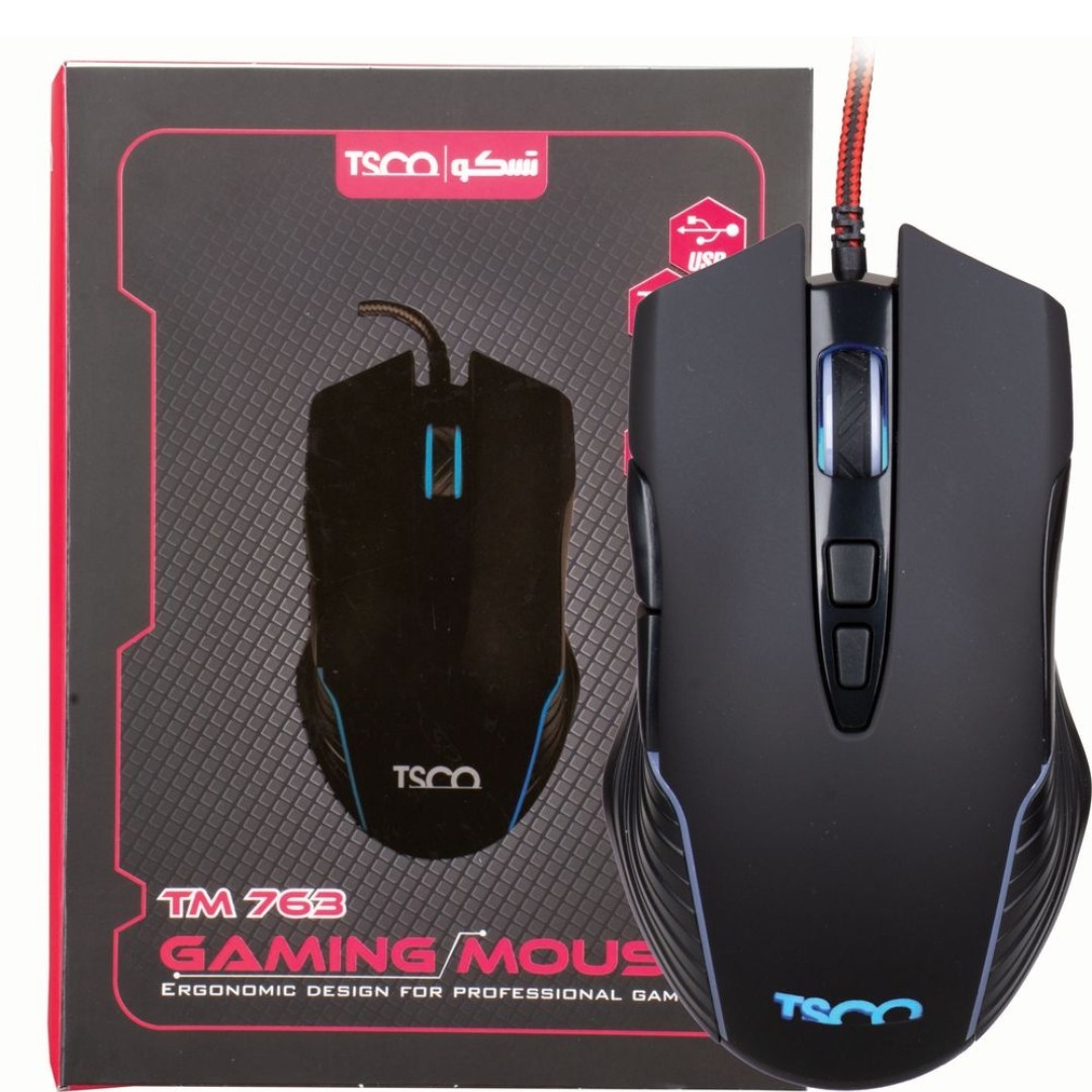 موس گیمینگ تسکو مدل TM 763 با گارانتی توسن