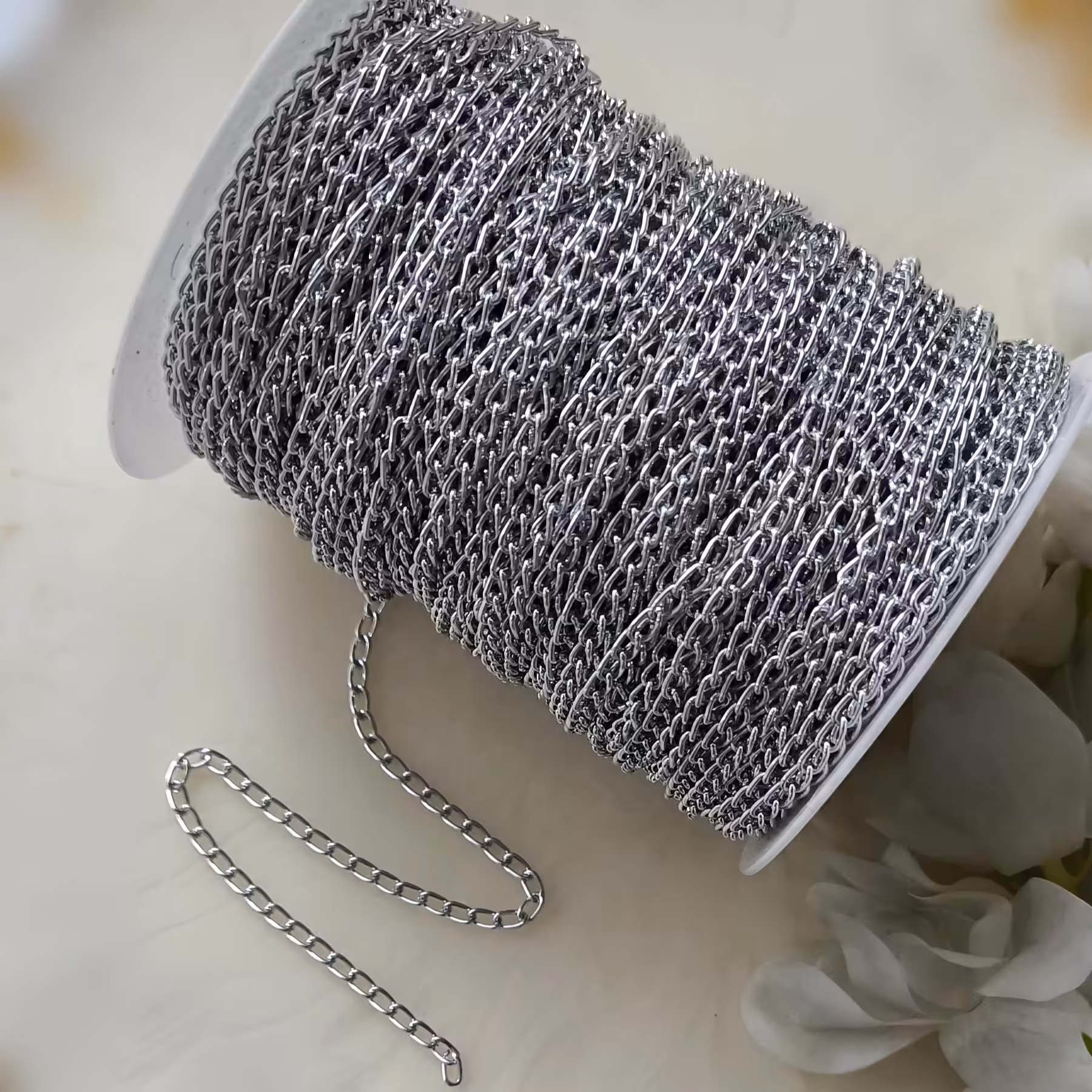 زنجیر سایز جنس آلومینیومی (فروش بصورت متری)