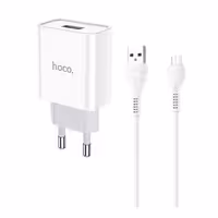 شارژر دیواری هوکو به همراه کابل میکرو مدل C81A MICRO

