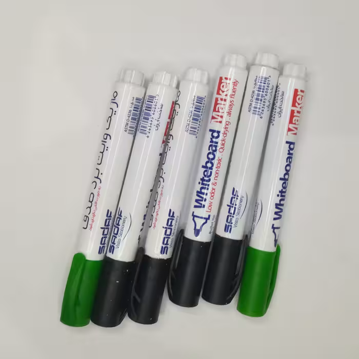 ماژیک وایت برد نوک گرد صدف رنگ مشکی 