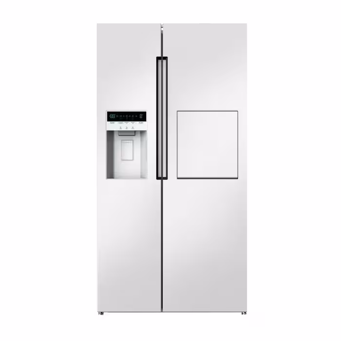 یخچال و فریزر ساید بای ساید اسنوا سری هارمونی 27 فوت مدل  SN8-2263GW  رنگ سفید متالیک با ارسال رایگان 