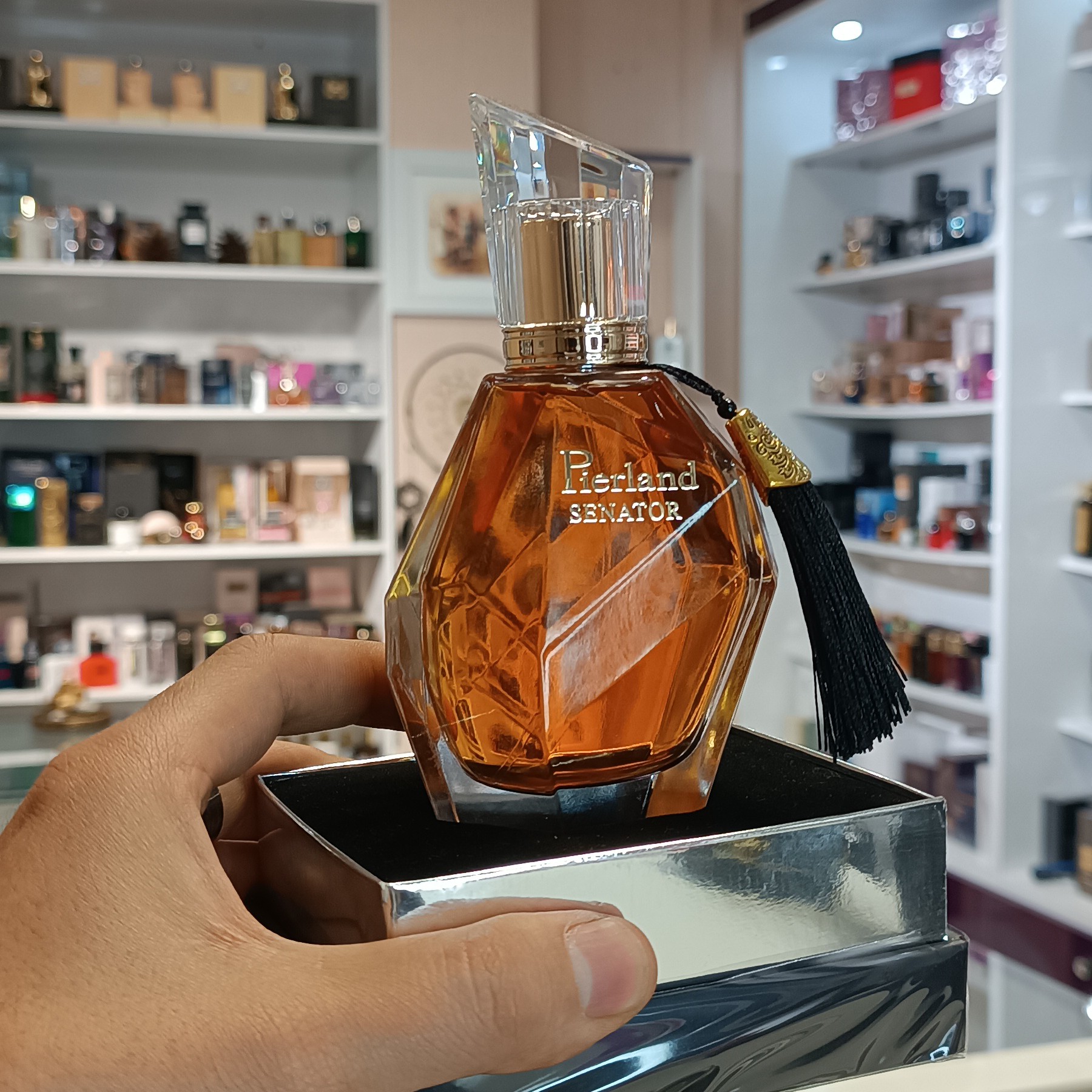 ادو پرفیوم مردانه پیرلند مدل senator مشابه سیلورسنت بوگارت حجم 100 میلی لیتر

