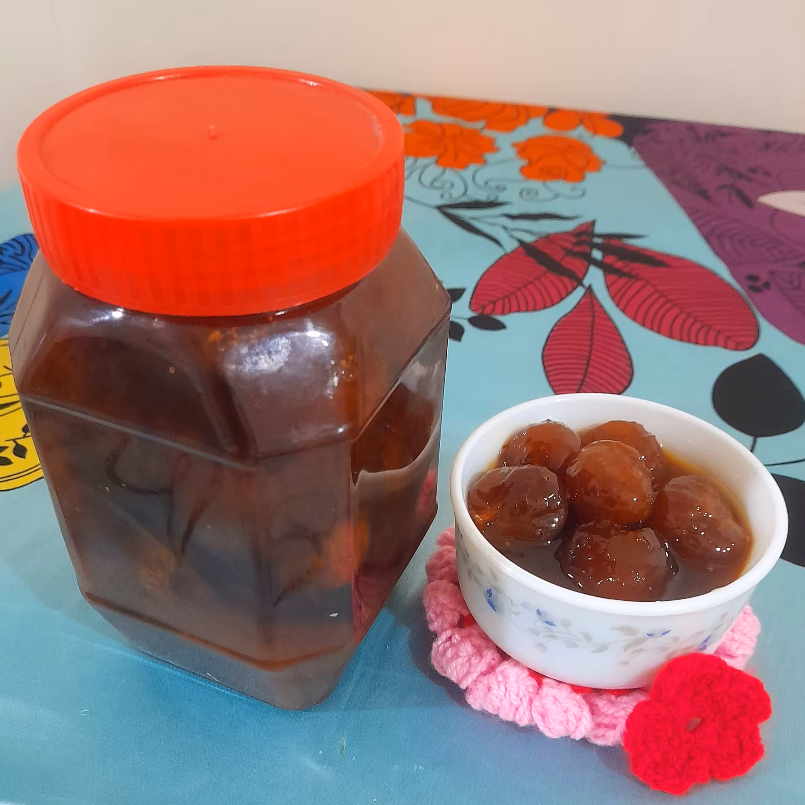 مربای انجیر زرد بیدونه خونگی (500)گرم