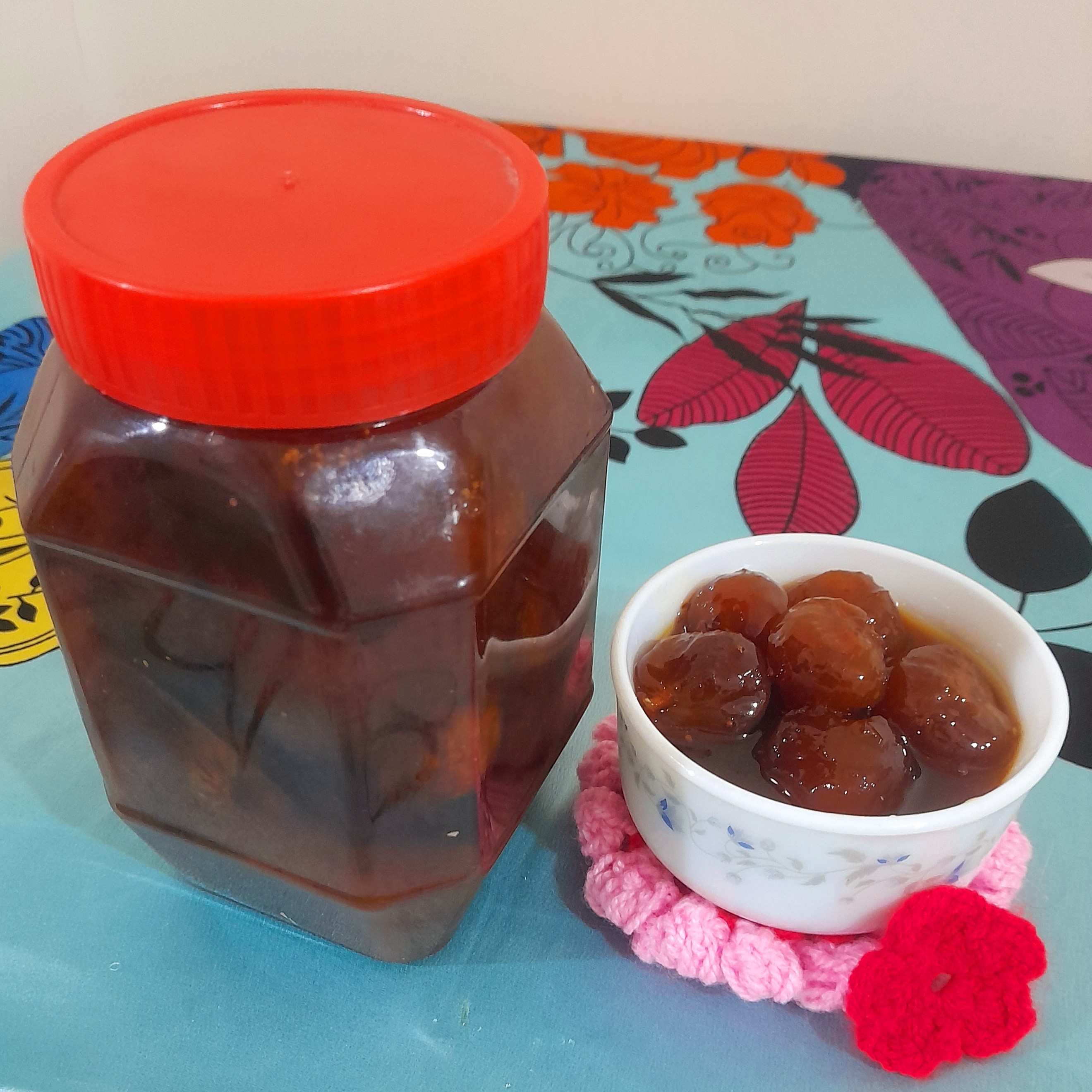 مربای انجیر زرد بیدونه خونگی (500)گرم