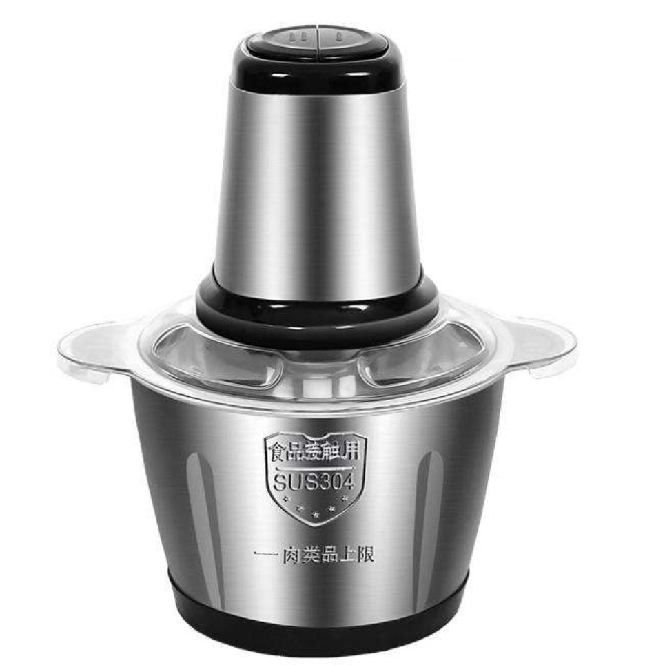  خردکن برقی 4 تیغه 2 لیتری کوکینگ کاسه استیل 304 دو سرعته